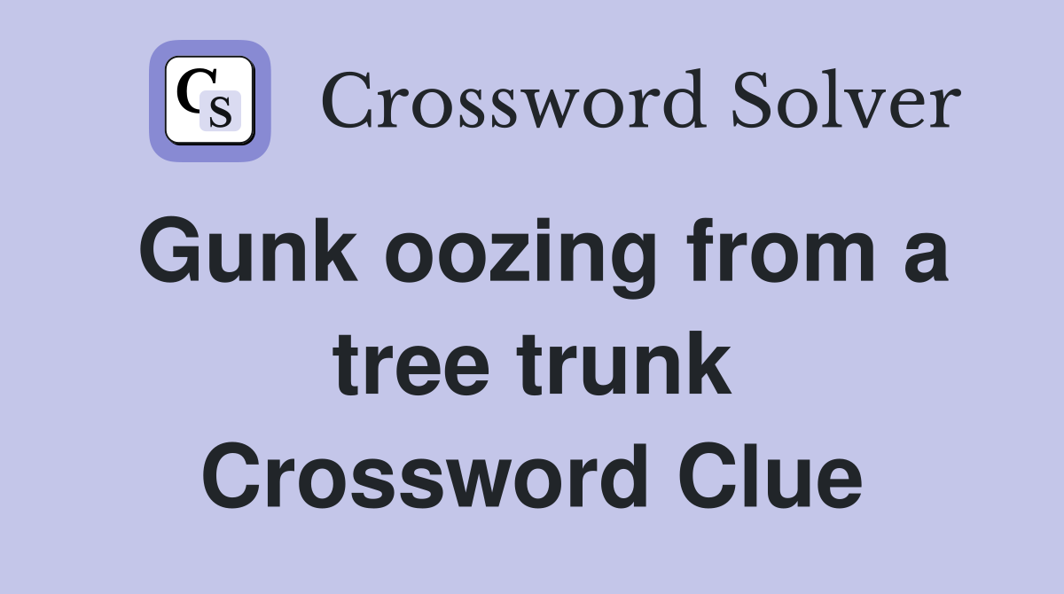 tree trunk crossword clue 5 letters